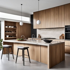 Armoires de cuisine personnalisées CBMmart avec base pour <span class=keywords><strong>micro</strong></span>-ondes intégré - Product Image 2