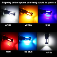 Lampu Kabut Mobil H11 H8 H16 LED HB3/9005 9006/HB4 H27 880 881 H3 H1 Daya Tinggi H7 Lampu LED Mobil Putih Merah Biru Es Biru 12V 24V