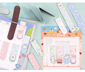 Custom Luxe Gepersonaliseerde Promotionele School Kids Leuke Schattige Kleurrijke Effen Bladwijzer Bulk Schattige Paperclip Magnetische Bladwijzers - Product Image 6