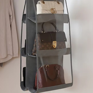 Factory Price Hanging Wardrobe Storage <b>Bag</b> with Dust-proof Fabric - Product Image 1