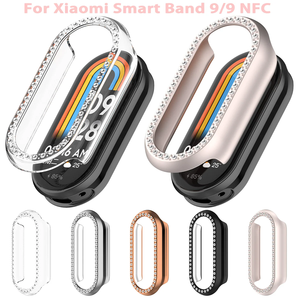 Estuche rígido de PC con purpurina para mujer para <span class=keywords><strong>Xiaomi</strong></span> <span class=keywords><strong>Mi</strong></span> <span class=keywords><strong>Band</strong></span> 9 Diamond Edge, funda de <span class=keywords><strong>reloj</strong></span> para <span class=keywords><strong>Xiaomi</strong></span> <span class=keywords><strong>Band</strong></span> 9, <span class=keywords><strong>Fundas</strong></span> protectoras de parachoques - Product Image 3