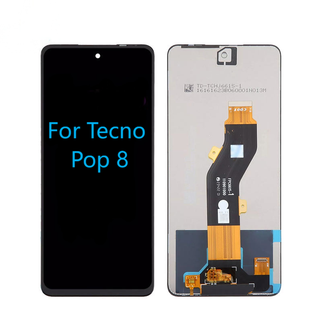 Mobile Phone LCD for Tecno Pop 8 Pantalla LCD Screen for Tecno POP 8  LCD Replacement for Tecno POP 8 with 1 Year Warranty