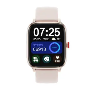 직판 T15F 안드로이드 사각형 IPS 스마트워치 1.85 심박수 혈중 산소 스포츠 걸음 수 측정기 IP68 방수 스마트워치 - Product Image 6