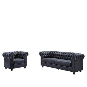 Sofá de Cuero DAP USA, Muebles para Sala de Estar, Estilo Americano Vintage, Esquinero, Genuino, Minimalista, de Dos y Tres Plazas, para Oficina - Product Image 3