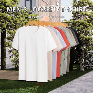 Camiseta de Manga Corta para Hombre, 100% Algodón, Tejido de Punto, Antiarrugas, Corte Regular, Estilo Hip Hop, para Deportes, Fitness y Uso Casual - Product Image 2