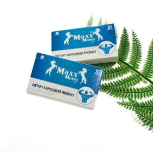 Comprimés Blue Energy, formule à base de plantes pour la vitalité, l'énergie et la résistance masculine, boîte de 10 comprimés, emballage OEM, étiquette privée - Product Image 4