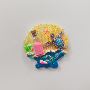 Imanes de Nevera con Botella de Cristal y Arena de Colores, Recuerdos Turísticos de Playa, Mallorca y <span class=keywords><strong>Menorca</strong></span>, Novedad 2026 - Product Image 3