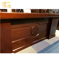 Mesa ejecutiva en forma de l, mueble de oficina moderno, mesa clásica de Jefe de Oficina