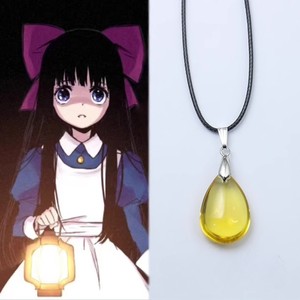Anime Mad Father collar Aya Drevis amarillo gotas de agua colgante hombre mujer Halloween Cosplay moda accesorio regalos - Product Image 2