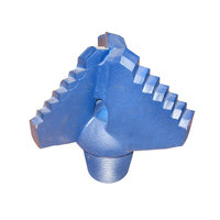 Foret de dragage PDC en acier au carbone forgé Geotec Wuxi CROWN AQ BQ NQ HQ PQ SQ BTW NTW HTW NQ2 13 pouces 3 lames pas de 3-7/8 pour outils de forage