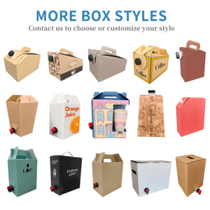 JIJID 10L Bag in Box Vin Premium Emballage BIB avec Carton Cadeau Élégant pour Restaurant Hôtel Approvisionnement en Gros - Product Image 6