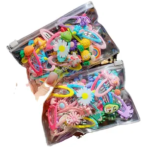 Conjunto de 10 piezas de horquilla de princesa para niños, accesorios para el cabello de dibujos animados, venta directa de fábrica