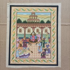 Peintures Élégantes Peintes à la Main Conçues pour les Espaces de Vie Offrant une Profondeur Artistique, une Beauté Culturelle et une Valeur Décorative Durable - Product Image 3