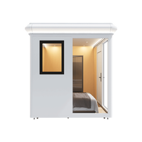 Cabane de jardin préfabriquée modulaire en aluminium de haute qualité, étanche, pour salon d'extérieur, maisonnette mobile pour invités