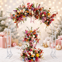 Boules de fleurs métalliques rustiques et élégantes pour centres de table de mariage, décorations de table pour événements, fêtes et anniversaires