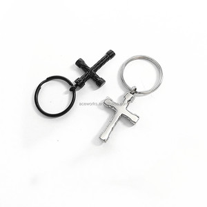 Llavero de Acero Inoxidable con Cruz, Urna para Cenizas de Mascotas, Colgante Conmemorativo - Product Image 2
