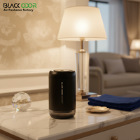 Diffuseur d'air frais en métal de luxe, moderne, populaire, capteur de vibration, noir, oud, rose, aromathérapie liquide, lumière ambiante, USB