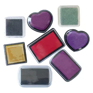 Hot Sale Multicolor Ink For Stamp Pad Inkpad Decoration Photo Album Scrapbooking Ink Stamp Pads Use With Stamps