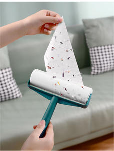 Rodillo quitapelusas de alta adherencia de 16 cm, desprendible, manual, ecológico, reutilizable, para limpieza <span class=keywords><strong>del</strong></span> hogar y eliminación de pelo de mascotas - Product Image 2