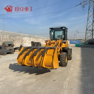 शान्ली मिनी बैक लोडर 3.5 टन व्हील लोडर 75kw डीजल इंजन 1 मीटर बकेट उच्च दक्षता - Product Image 3