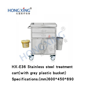Red Star Stainless Steel Treatment <b>Cart</b> 600x450x890mm Cabinet Style Hospital Use - Product Image 4