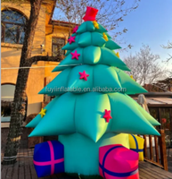 Sapin de Noël Gonflable Géant Personnalisable pour Centre Commercial, Jardin, Festival en Plein Air, Célébration des Fêtes, Décoration