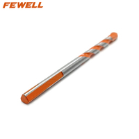 Ensemble de tubes en plastique à tige triangulaire de 6mm, foret en carbure pour verre de carrelage