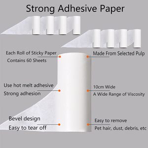 Rouleau adhésif parfumé efficace pour éliminer les poils et fibres d'animaux – Outil pratique pour la maison et la voiture - Product Image 5