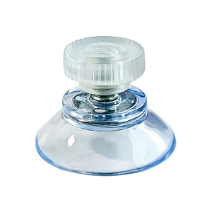ถ้วยดูดสุญญากาศพีวีซีใสแบบกำหนดเองพร้อมน็อตยึดสำหรับแขวนกระจก - Product Image 1