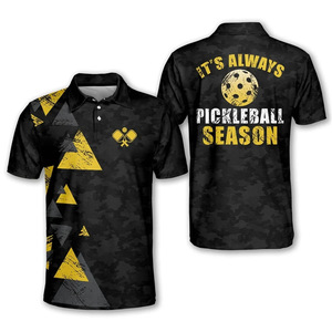 Vente en gros OEM Meilleure Qualité Conception Personnalisée Pickleball Maillot Uniformes Polo Hommes Pickleball Jersey Chemises - Product Image 1