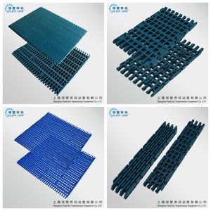 <span class=keywords><strong>PL</strong></span> 1000 Flush Grid Modular Belt Botellas de <span class=keywords><strong>pl</strong></span>ástico automáticas y transportador de embalaje de vidrio con POM/PP & PP/Pin de nylon - Product Image 6