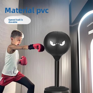 Sac de frappe de boxe pour la maison, pour adultes et enfants, avec ventouse de fixation, cible de réaction de bureau, équipement d'entraînement de combat et de fitness - Product Image 5