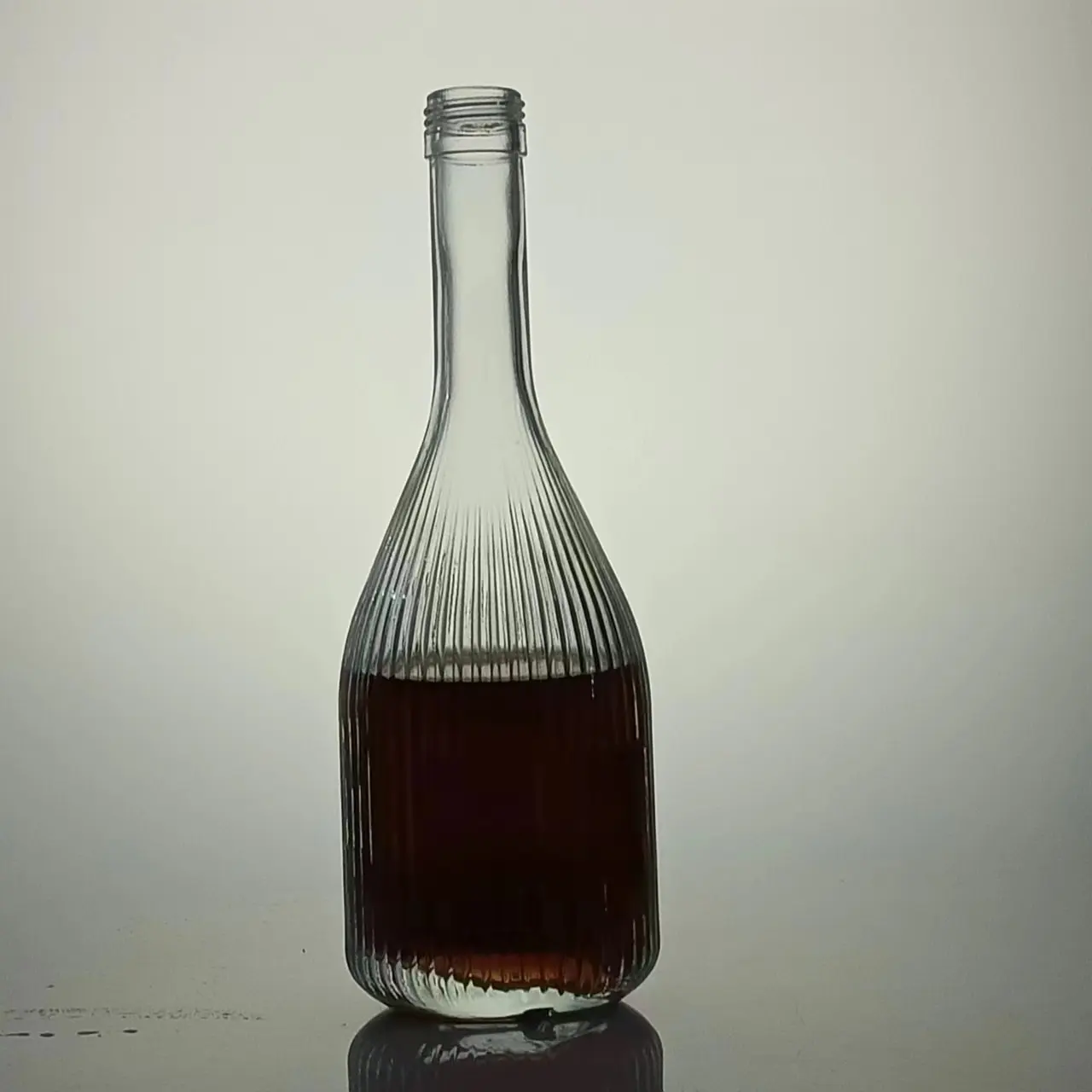 Специальная форма Прозрачная Круглая Водка Виски спирт вино ром стеклянная банка КРЕМНЯ СТЕКЛЯННАЯ БУТЫЛКА