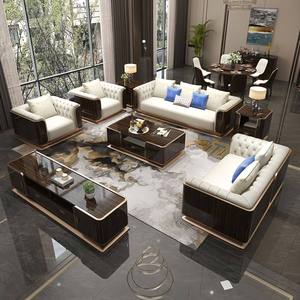 Set di <span class=keywords><strong>Divani</strong></span> per Soggiorno, Moderni <span class=keywords><strong>Divani</strong></span> a 3 Posti per Salone, Sala d'Attesa, Arancione e Bianco, Grandi <span class=keywords><strong>Divani</strong></span> <span class=keywords><strong>in</strong></span> <span class=keywords><strong>Pelle</strong></span> Italiana per Hotel - Product Image 1
