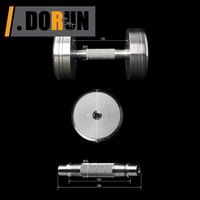 SDH 304 ensemble d'haltères réglables en acier inoxydable, ensembles d'haltères de Fitness antichute et antidérapants