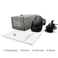 Escáner de Código de Barras Xincode 1D, Láser, USB, Cableado, Portátil, Alta Calidad, Duradero, Lector de Códigos de Barras, Inventario, Logística, Supermercado X-9300