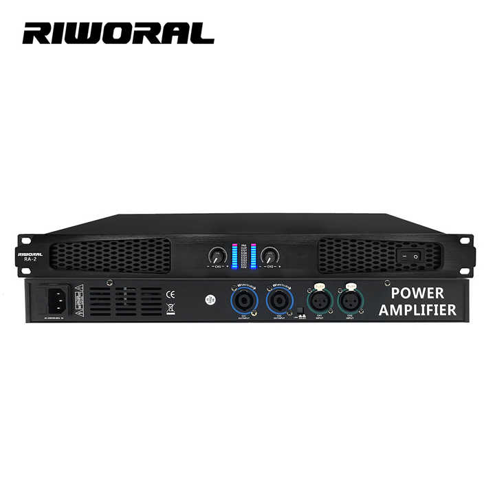 RA-2 2チャンネルオーディオアンプ650W * 4プロフェッショナル1u 