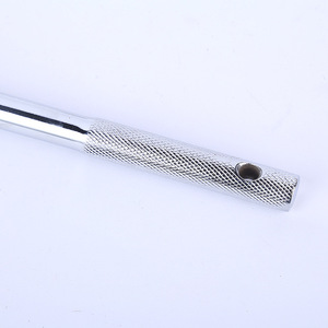<b>Socket</b> Wrench 1/2 In Chrome Vanadium Steel Polished Chrome Plating Automotive Repair Tool <b>Extension</b> Bar Double Sided Rotating - Product Image 3