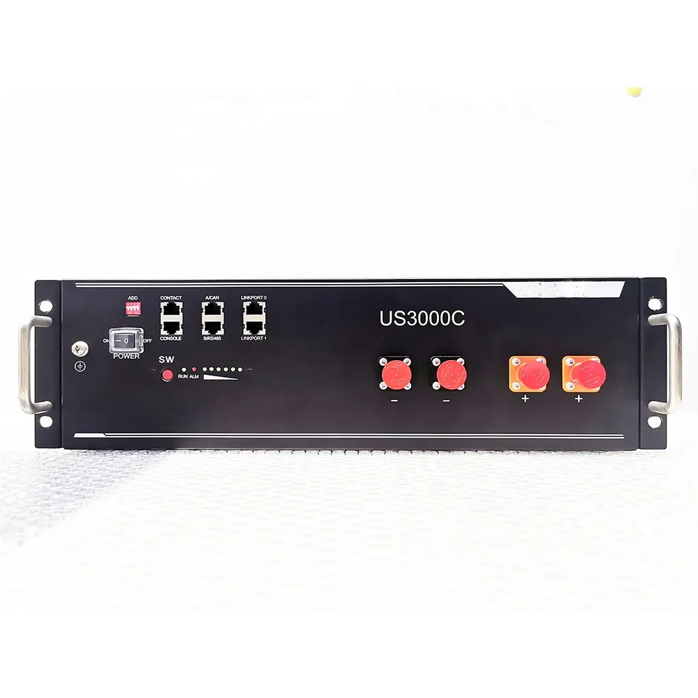 48V 200AH lithium ion battery 10kwh lifepo4 battery 3U Rack mount 19''