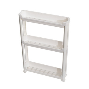 Estante de Almacenamiento Estrecho para Detrás de la Puerta, Carrito de Pie para Espacios Reducidos en el Baño, Estante Delgado para Inodoro, Organizador de Almacenamiento para Entrada - Product Image 1