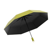 Nouveau parapluie créatif à poignée en forme d'anneau pour femmes, pliable en trois parties, portable, protection solaire et personnalisable