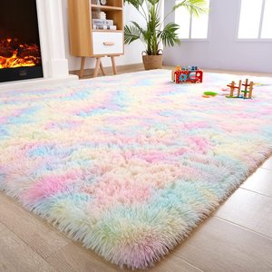 <span class=keywords><strong>Tappeto</strong></span> e Scendiletto Shaggy Morbido da <span class=keywords><strong>Salotto</strong></span> di Grande Successo, Tappetino Soffice, Tappeti Morbidi per Camere da Letto - Product Image 4
