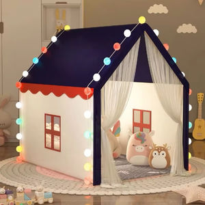 Casetta Portatile per Bambini, Tenda Teepee per Bambini, Tenda Rosa e Blu per Bambini, Casetta Gioco per Interni ed Esterni, <span class=keywords><strong>Casa</strong></span> delle Principesse - Product Image 1