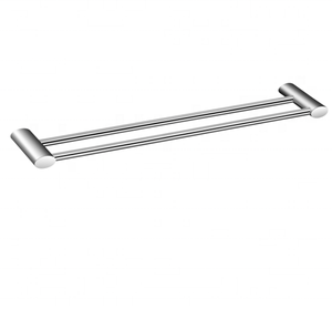 Latón montado en la pared doble rollo de papel higiénico tejido titular - Product Image 5