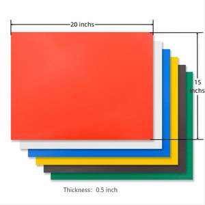 Tabla de Polietileno Profesional para Cocina, Tabla de Cortar Antideslizante de Plástico - Product Image 4