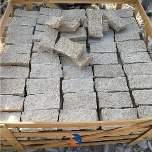 <span class=keywords><strong>G682</strong></span> Granite gạch <span class=keywords><strong>Cube</strong></span> đá lát sân cỏ, mặt trời vàng đá cuội - Product Image 1