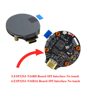 Modulo Schermo LCD Display Touch TFT Rotondo IPS a Colori 65K da 1,28 Pollici ESP32-TFT 1,28" 240*240 ESP32 2.4G WIFI BLE GC9A01 ESP32S3-N16 - Product Image 4
