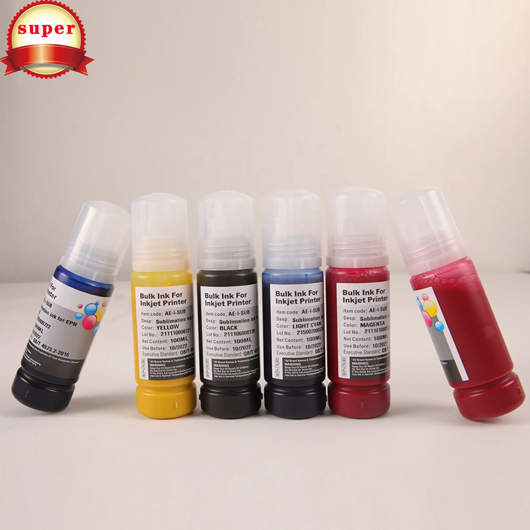Kostenloser Versand Sublimation drucker Tinten nachfüllung in Bulk Dye Sublimation drucker Tinte für Epson Inkjet 4720 L220 F9470 L1300 L14150
