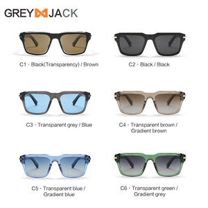 Lunettes de soleil Greyjack pour femmes, monture TR90, verres TAC, UV400, polarisées, style carré noir, pour la conduite, les voyages, les occasions décontractées - Product Image 5