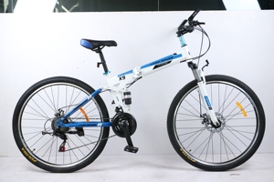<span class=keywords><strong>Promotion</strong></span> Vélo Tout-Terrain Roues à Rayons VTT Pliable 21 Vitesses Suspension Vélo Tout-Terrain 29 Pouces - Product Image 2